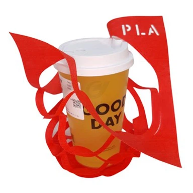 Milchteebecherhalter aus PLA-Vliesstoff